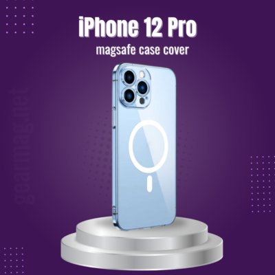 GEARMAG for Protective Transparent Magnetic Back Cover for iPhone 12/12 Pro