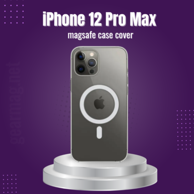GEARMAG for Protective Transparent Magnetic Back Cover for iPhone 12 Pro Max
