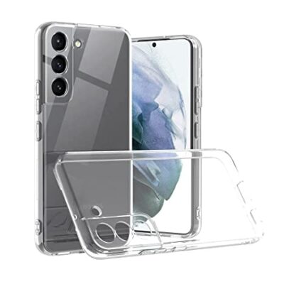 GEARMAG Transparent Back Cover for Samsung S22 with Shockproof & Corner Protection