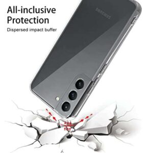 GEARMAG Transparent Back Cover for Samsung S22 with Shockproof & Corner Protection