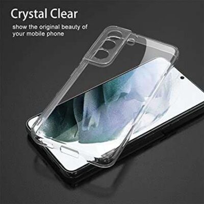GEARMAG Protective Transparent Back Cover for Samsung S21 FE