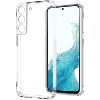 GEARMAG Transparent Back Cover for Samsung S22 with Shockproof & Corner Protection