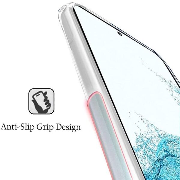 GEARMAG Transparent Back Cover for Samsung S22 with Shockproof & Corner Protection - Image 3