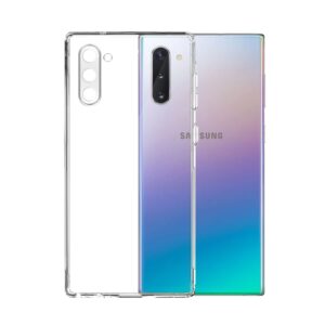 GEARMAG Protective Transparent Soft Back Cover for Samsung Note 10