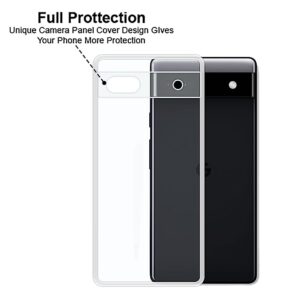 GEARMAG Transparent Soft Back Cover for Google Pixel 6A