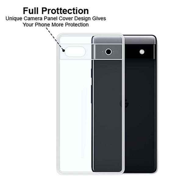 GEARMAG Transparent Soft Back Cover for Google Pixel 6A - Image 3