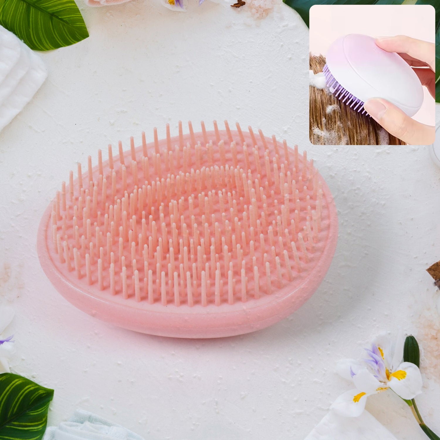 Plastic Hair Washing Combs Hair Massager Shower Brush (1 Pc), Hair accessories