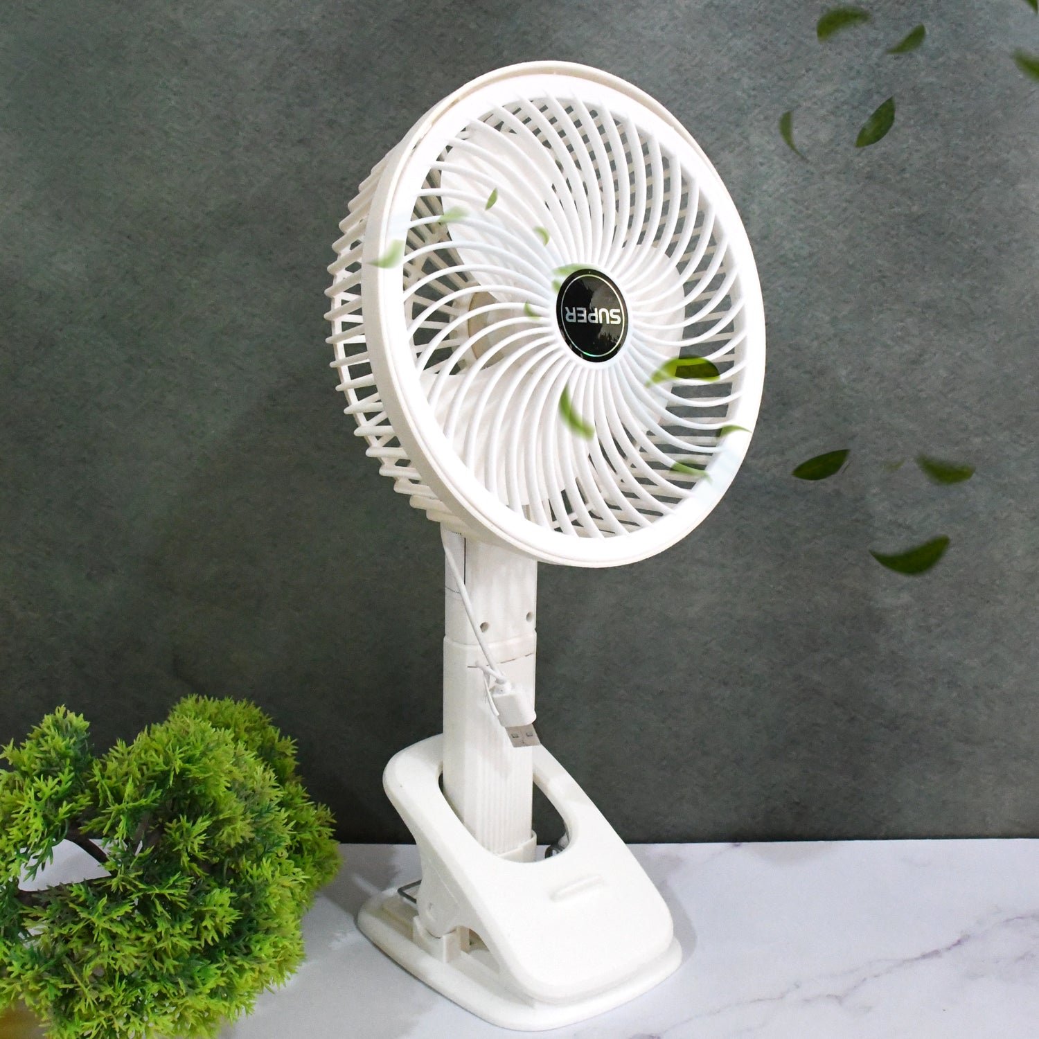 Multifunctional USB Desk Fan – 1 Pc (On / Off Switch Not Provided)