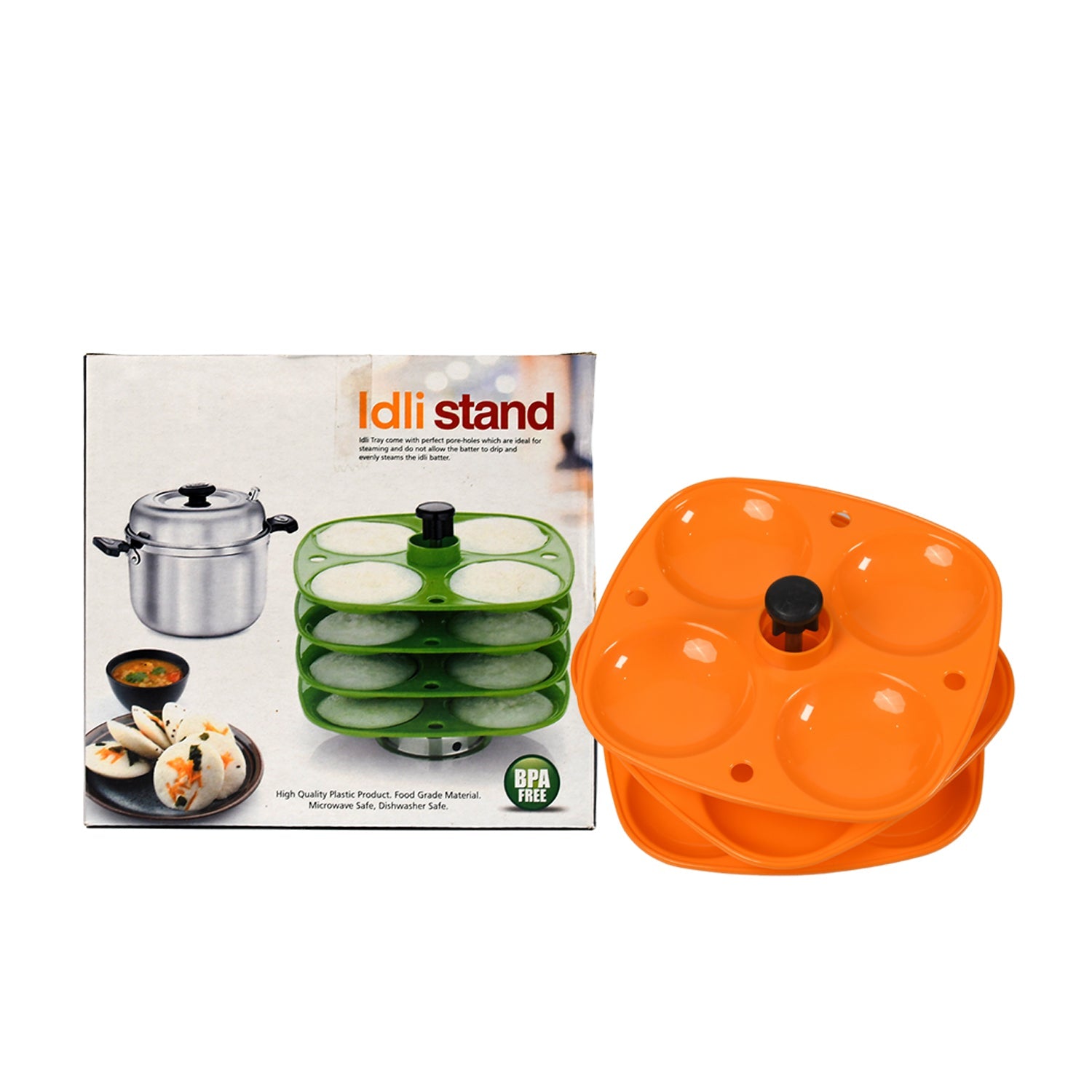 3 Layer Idli Stand for Holding and Serving Idlis (Household Kitchen Use)