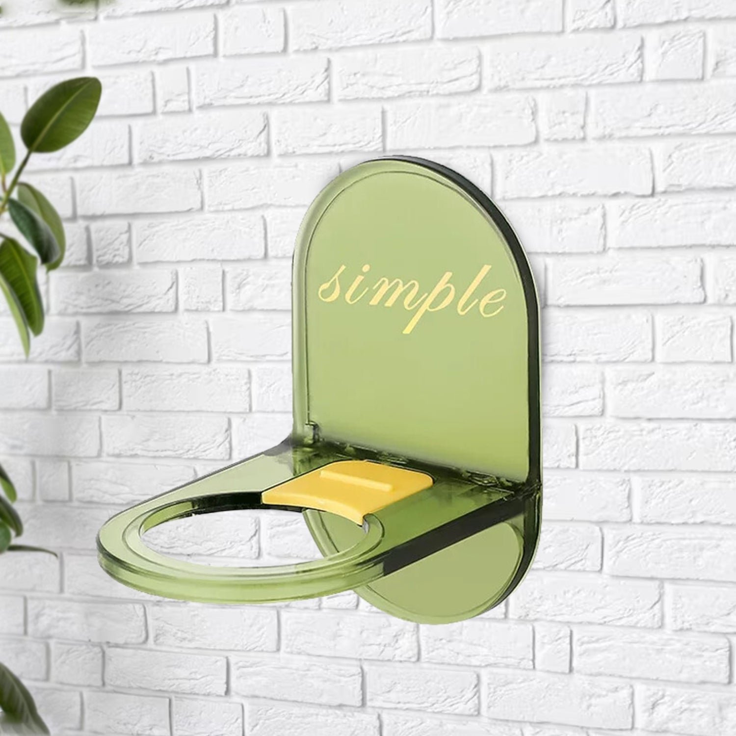 Wall Mounted Shower Gel Bottle Holder L‑Shape Rust Resistant Seamless Hook