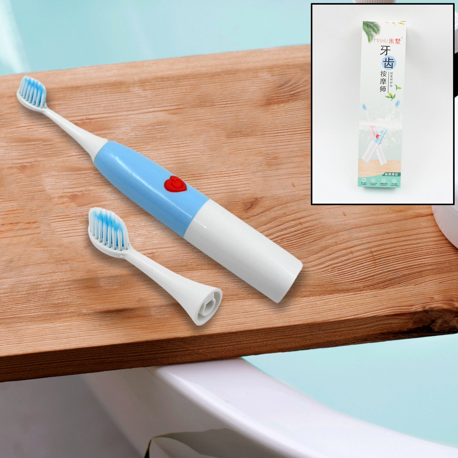 Electric ToothbrushÂ Battery Operate For Home & Travelling UseÂ (1 Pc)