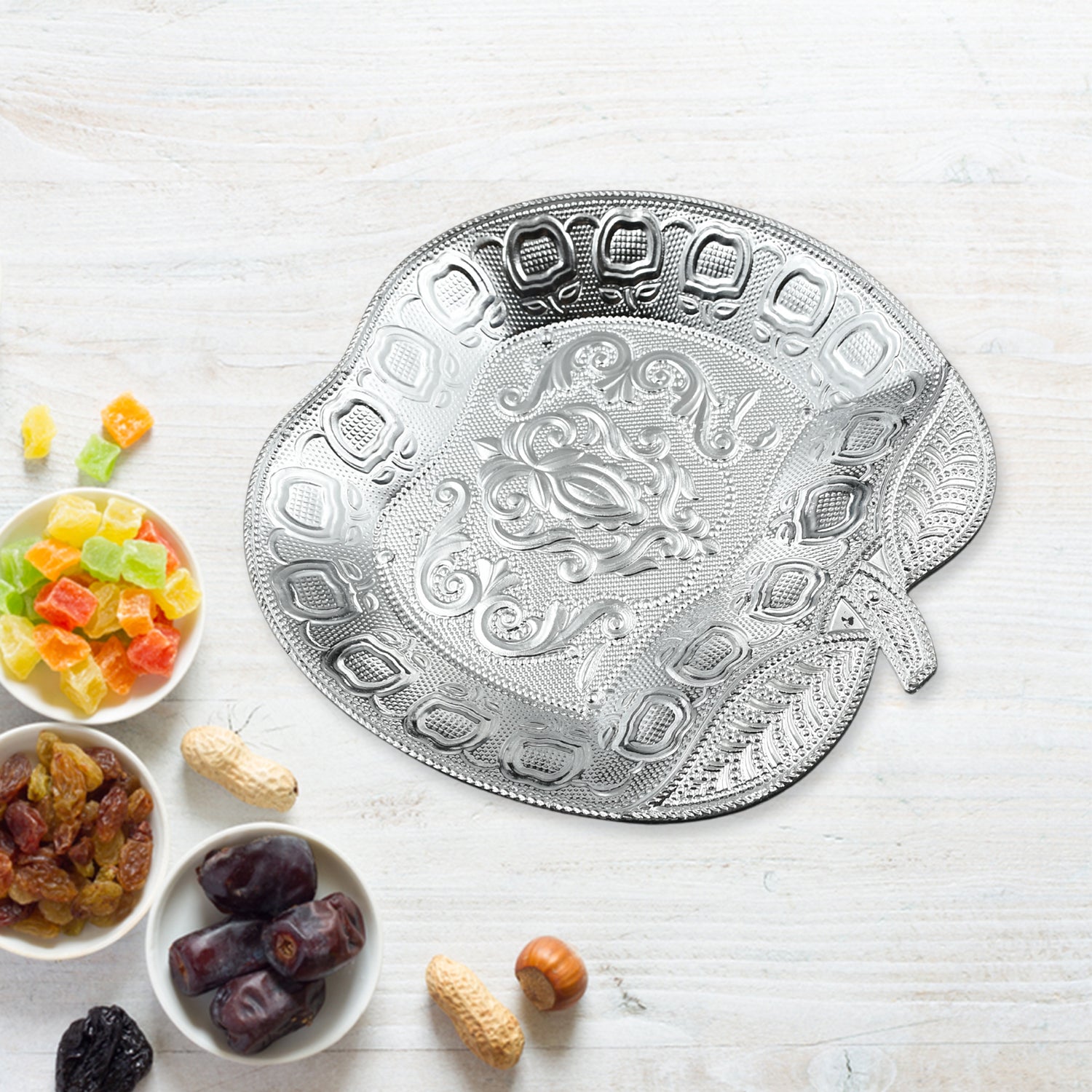 Fancy Mukhwas & Dry Fruit Serving Tray (1 Pc Set)