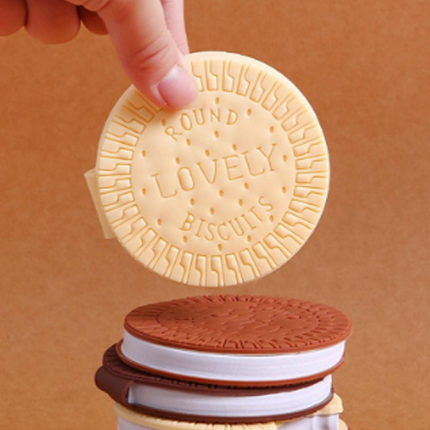 Round Chocolate Scented Notebook – Writing Practice & Early Learning Book (80 Pages)