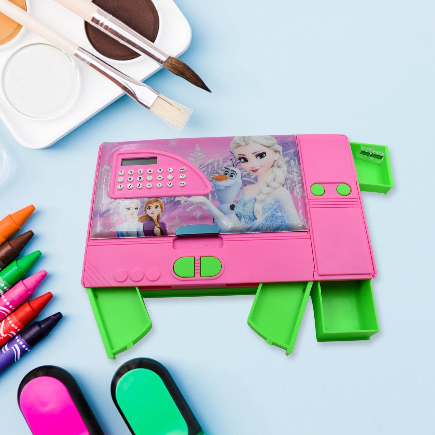 Multi Purpose Gadget Jumbo Pencil Box Compass