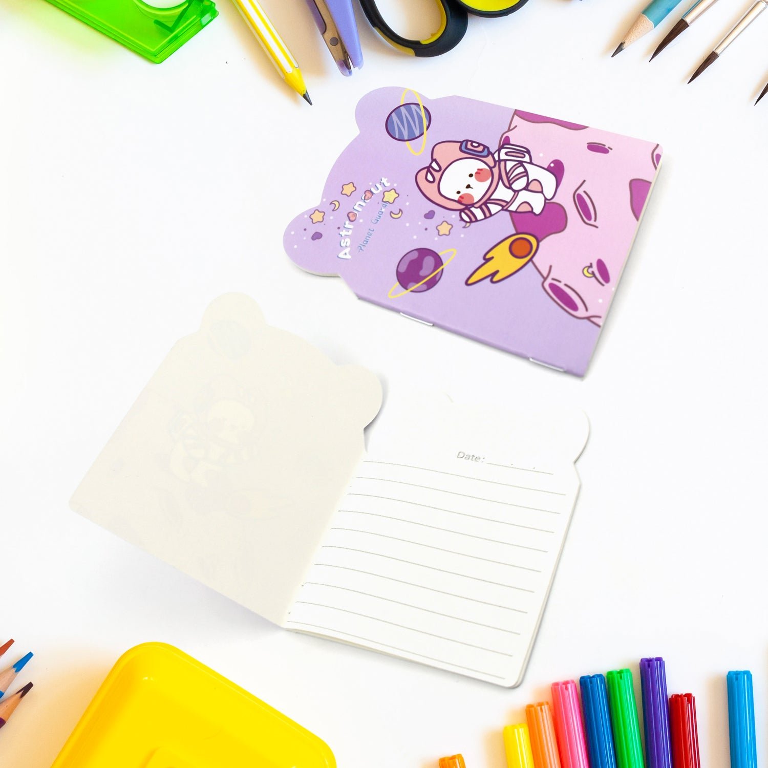 Cute Cartoon Journal Diary Notebook for Women & Girls with Lock