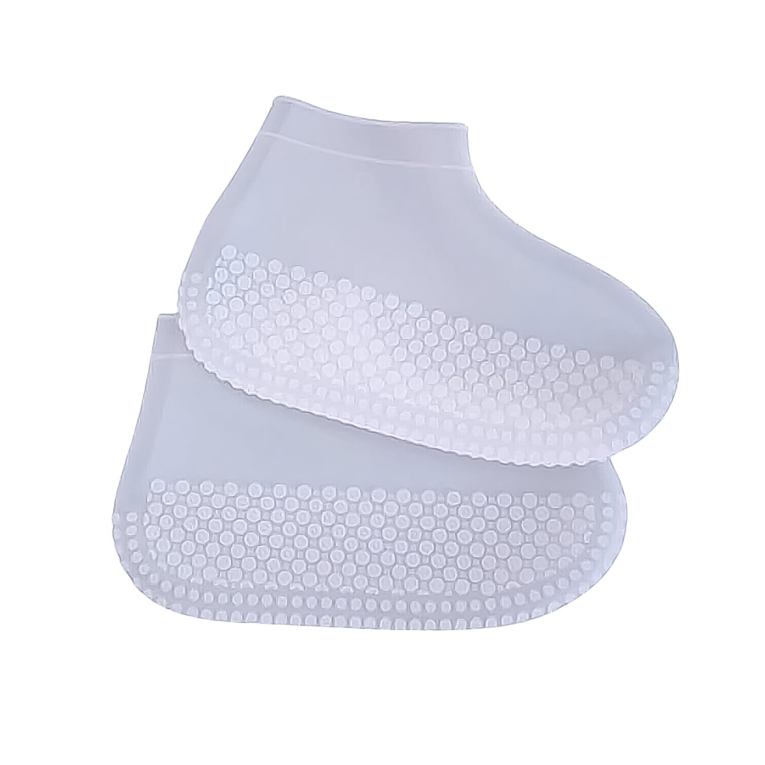 Non-Slip Silicone Reusable Waterproof Anti-Skid Shoe Covers (Large, 1 Pair)