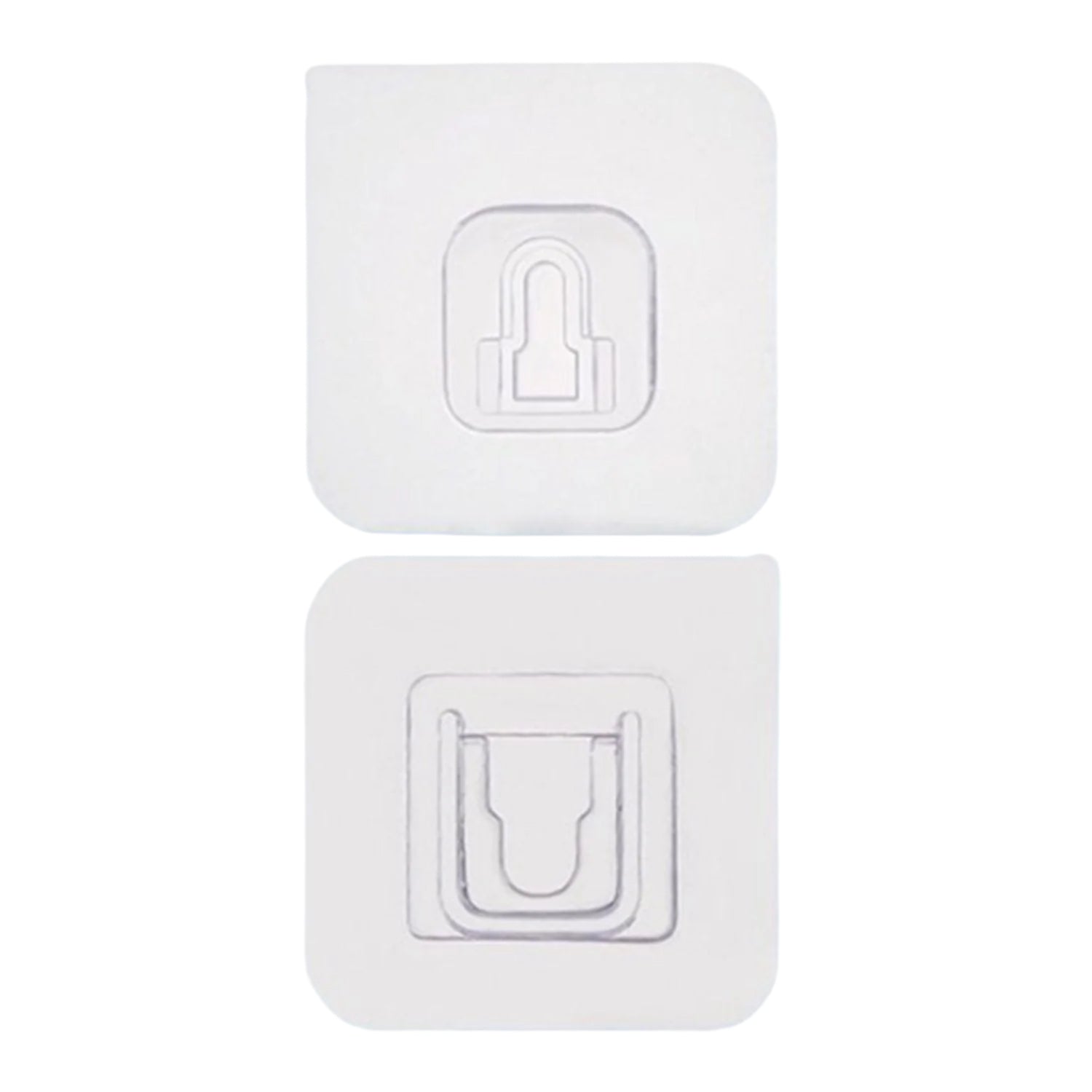 Magic Adhesive Plastic Wall Hooks Heavy Duty Hooks (Pack of 20) - 10 pair