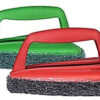 Bathroom Brush with abrasive scrubber for superior tile cleaning
