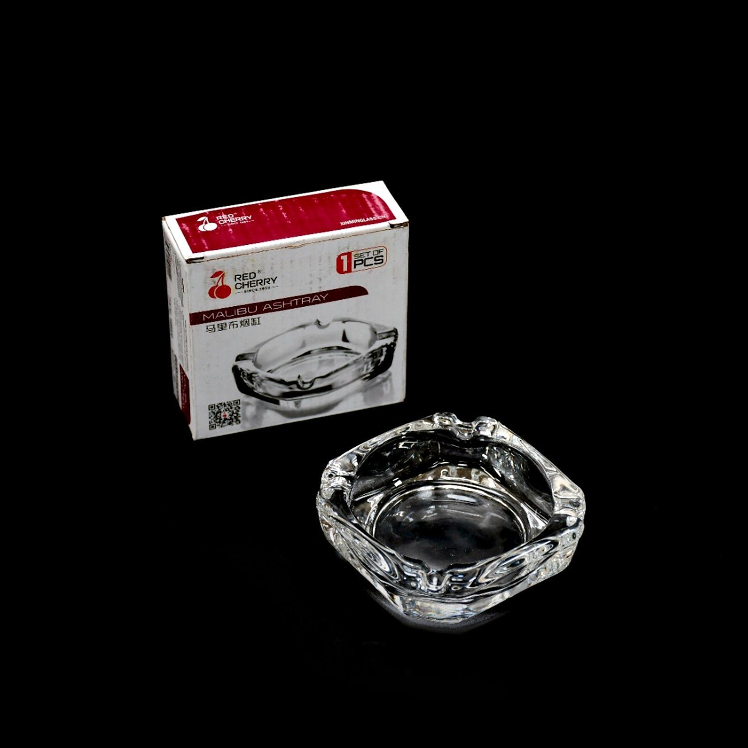 Glass Brunswick Crystal Quality Cigar Cigarette Ashtray