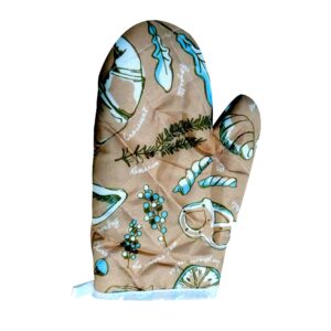 Heat Resistant Non-Slip Oven Mitts / Gloves (1pc)