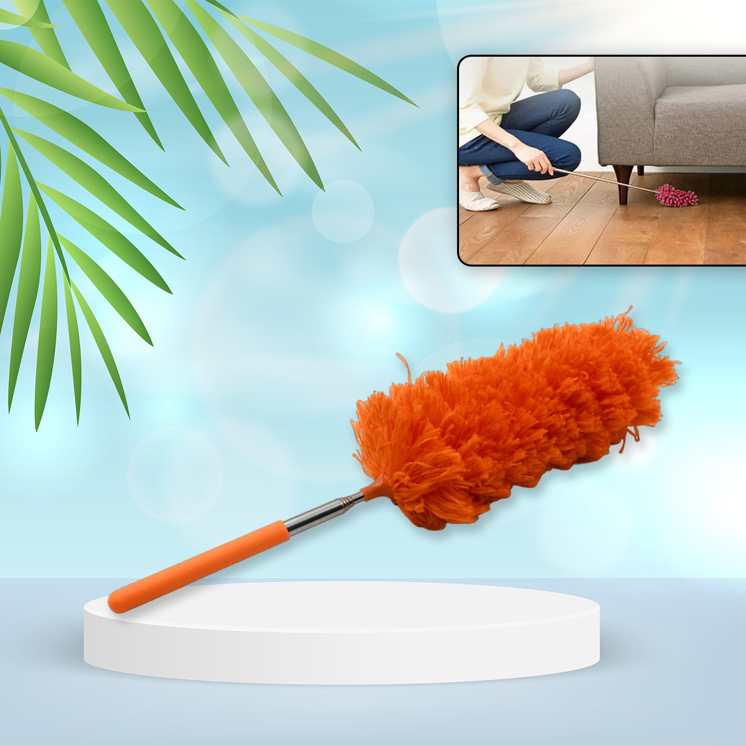 Adjustable Extendable Microfiber Duster â Washable Cleaning Tool