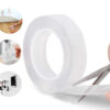 Double Sided Nano Adhesive Tape, 3 meter Washable Traceless Nano Gel Tape, Multipurpose