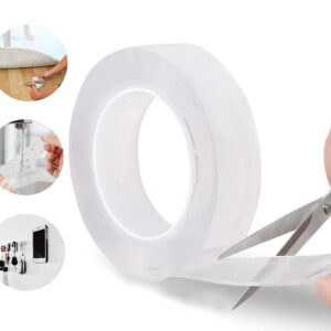 Double Sided Nano Adhesive Tape, 3 meter Washable Traceless Nano Gel Tape, Multipurpose