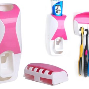 Toothpaste Dispenser & Tooth Brush with Toothbrush