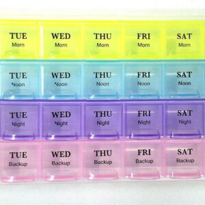 Weekly Pill Case 28-Slot Medicine Organizer