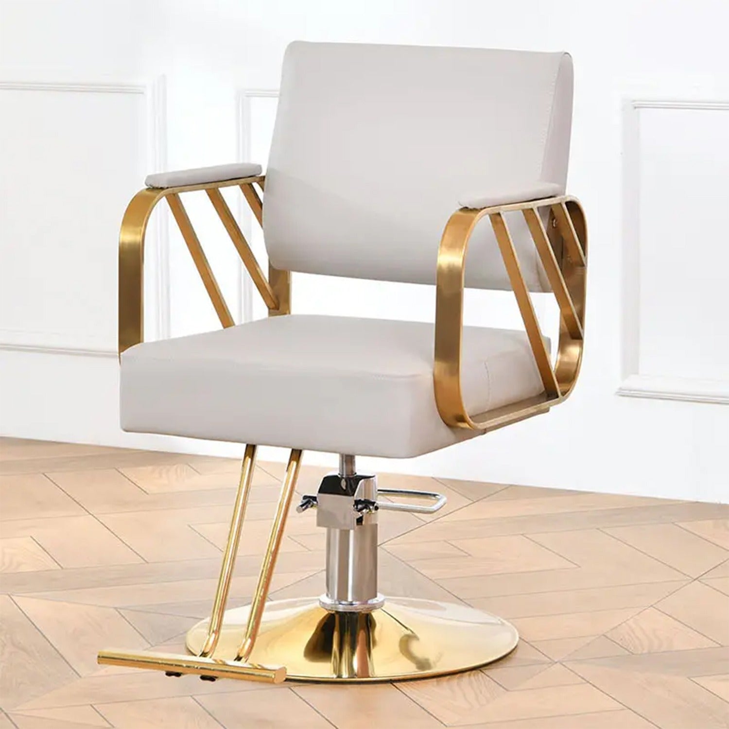 Salon Chair Hydraulic Chair for Business or Home, Simplicity Barber Chair Salon Beauty Spa Shampoo Hair Professional Hydraulic Styling Chair (1 Unit )