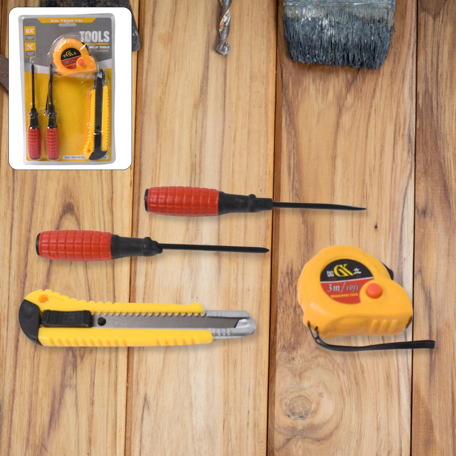 4 In 1 Hand Tool Kit Maintenance Repair Kits (1 Set)