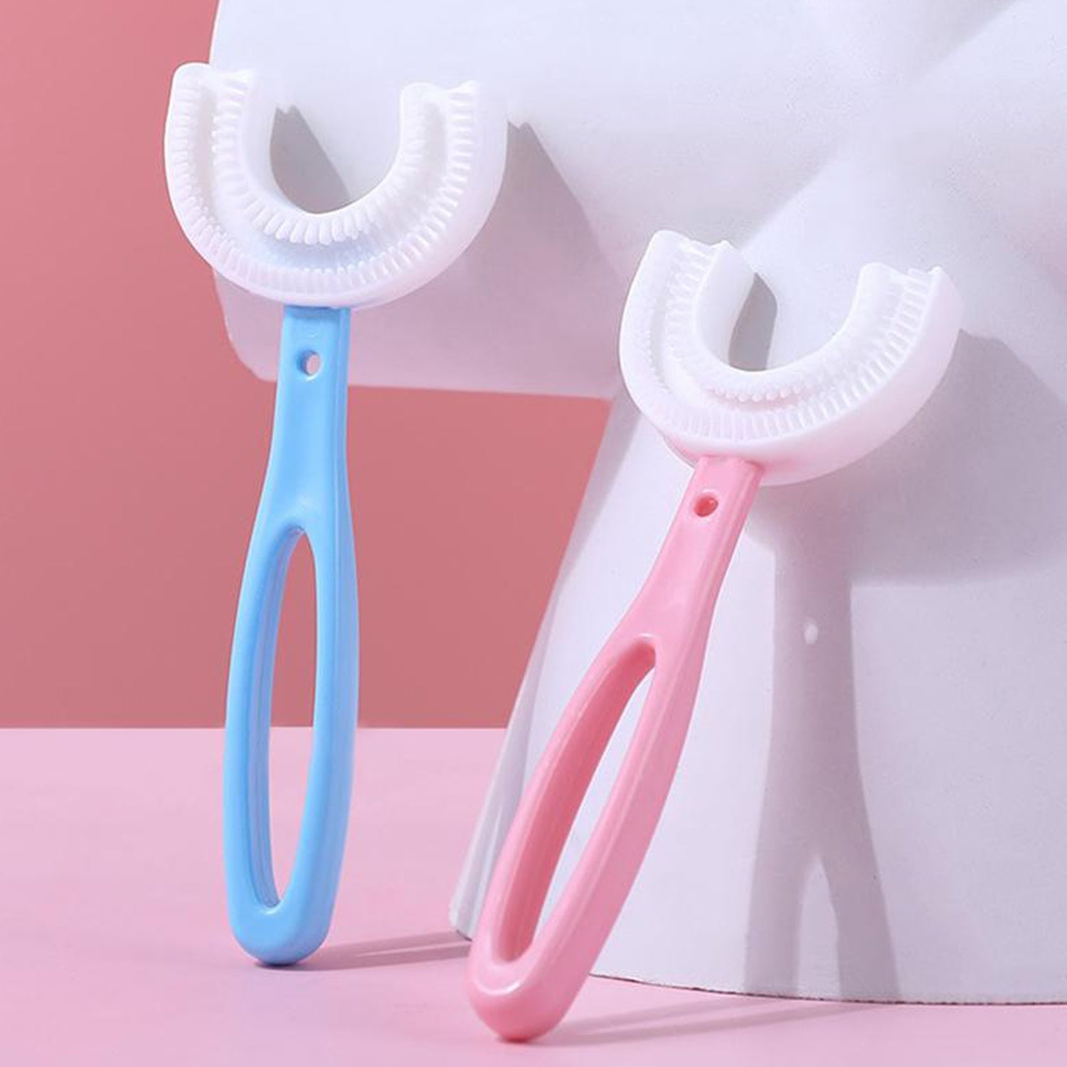 Kids U-Shaped Toothbrush - Easy Cleaning for Toddlers & Children