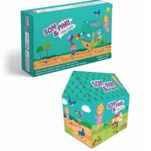 Jumbo Size Go to School Kids Play Tent House (Multicolour)
