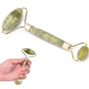 Smooth Facial Roller & Massager Natural Massage Jade Stone