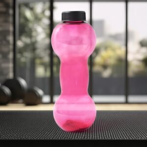 Unbreakable Plastic dumbbell Shape Water Bottle  (550 ml / 1 Pc)