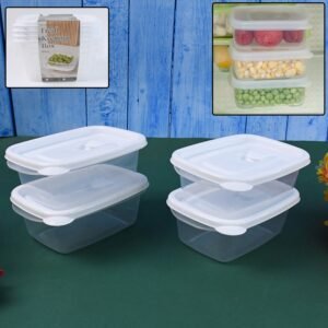 Food Storage Containers-Microwave (4 Pc/400ml)