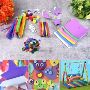 All in One Kids Arts & Crafts Supplies Kit DIY Crafting Collage Material Set Crafts | Kids Crafts | Craft Kits