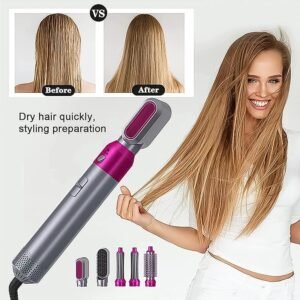 5 In 1 Hair Dryer Brush, Multifunctional Hot Air Styler Hair Tools