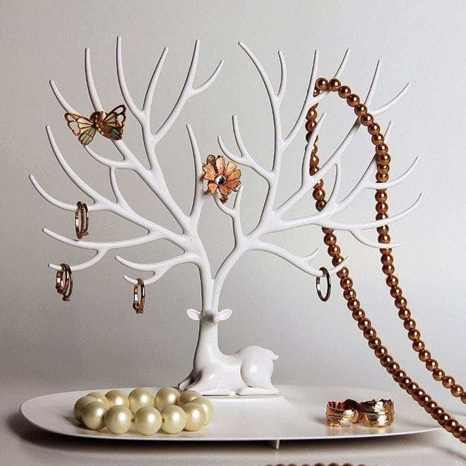 Deer Antlers Jewellery Holder Deer Tree Jewellery Tower Stand (1 Pc) - Image 3