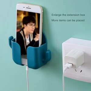 Wall-Mounted Storage Boxes, Mobile Phone Holder (2 Pcs Set)