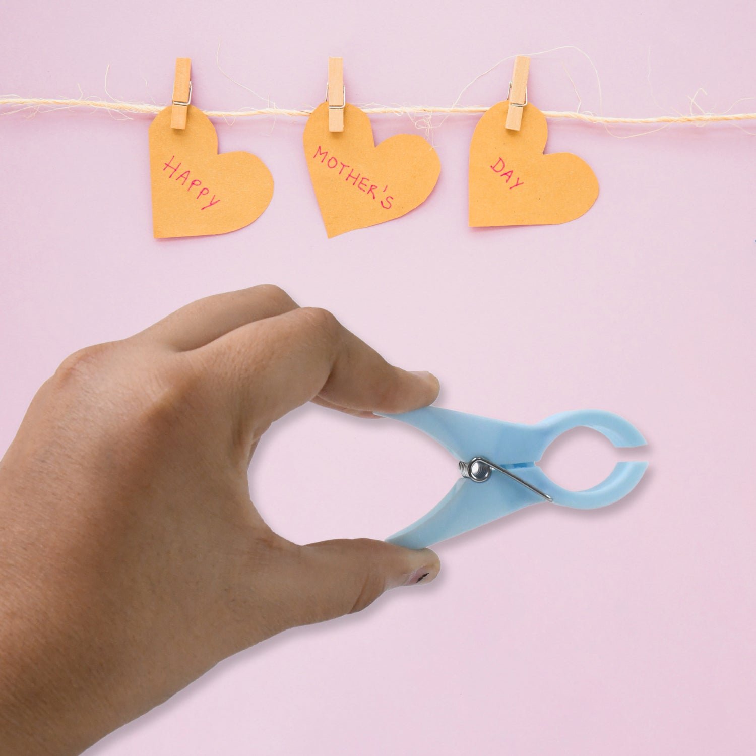 Plastic Cloth Clips (Multicolour) - Pack of 12 - Image 6