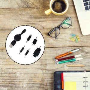 5 in 1 Universal Multi USB Charger Cable Connection kit for a Mobile Phone