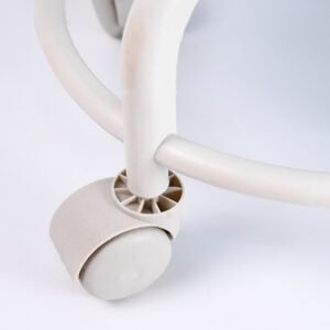 Plastic Low Round Rolling Stool with Wheels Pedicure Stool (1 pc / Mix Color)