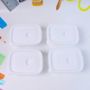 Food Storage Containers-Microwave (4 Pc/400ml)