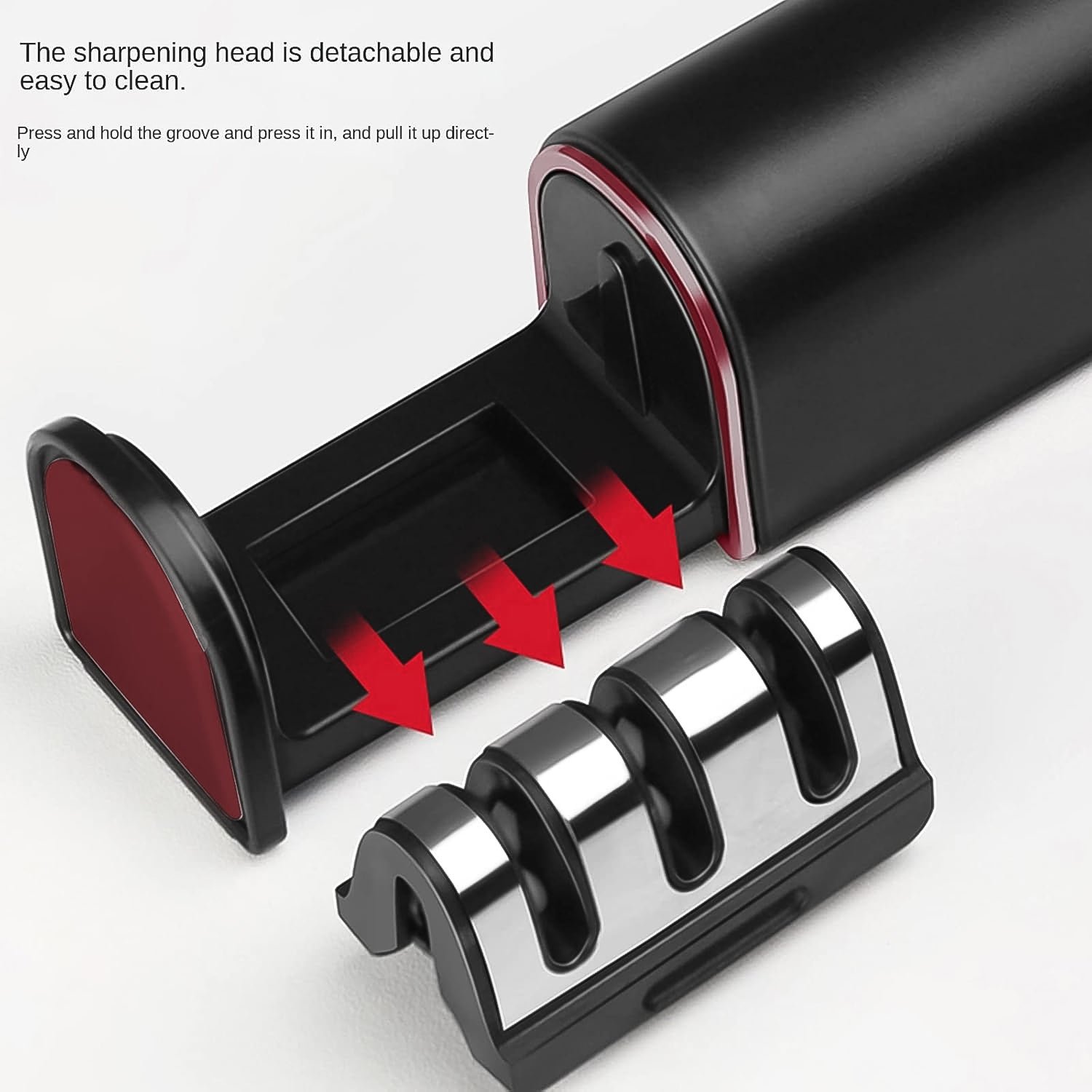 3-Stage Knife Sharpener, Knife grinder Three-sided blade for both water (1 Pc) - Image 3