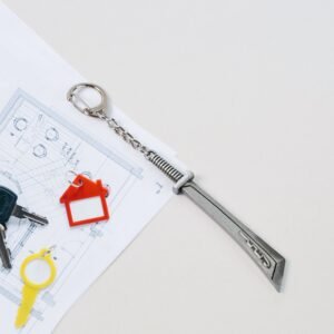 Stainless Steel Knife Keychain - Compact & Durable (1 Pc)