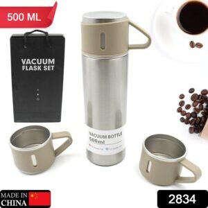 Stainless Steel Vacuum Flask Set (500ml)