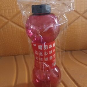 Unbreakable Plastic dumbbell Shape Water Bottle  (550 ml / 1 Pc)
