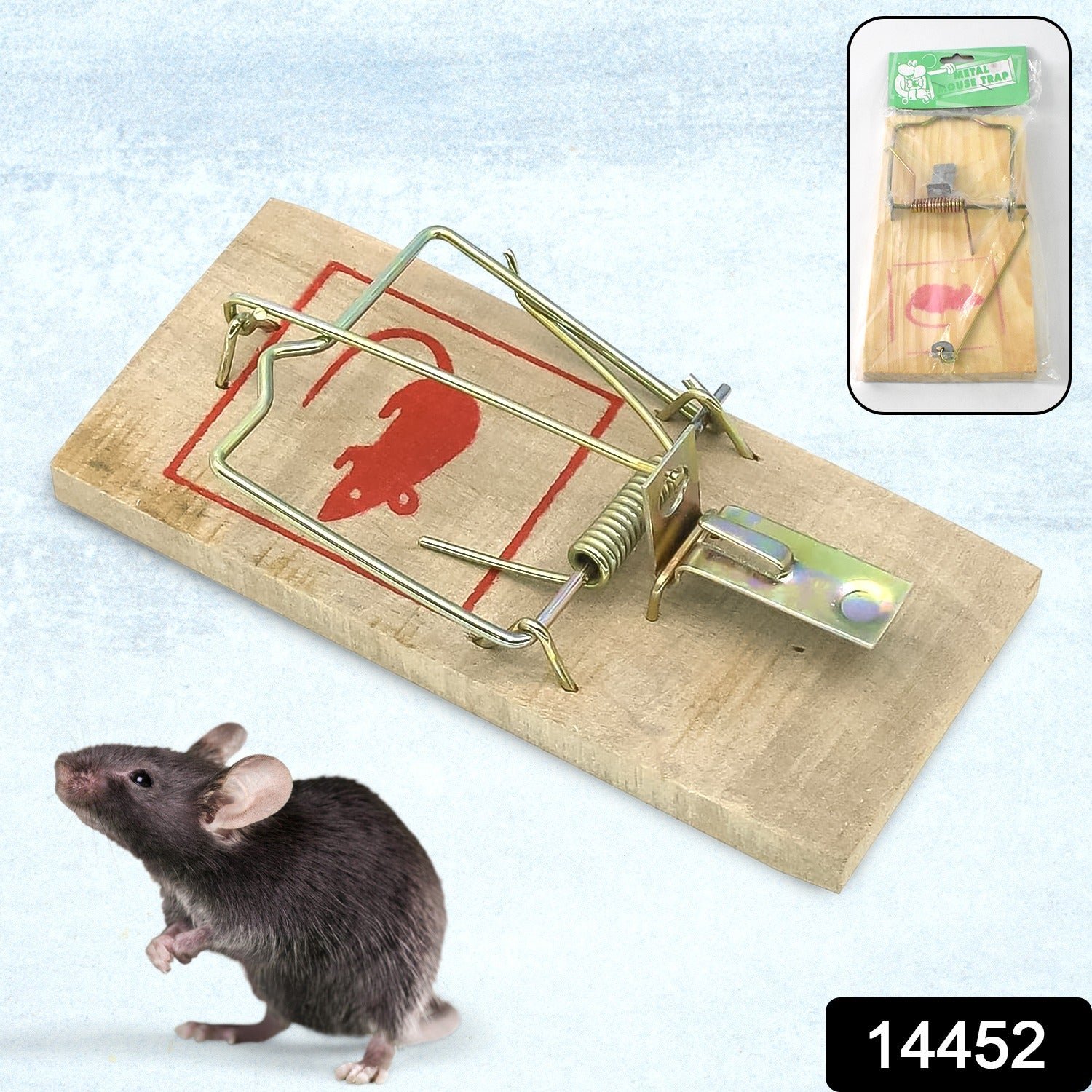 Wooden Mouse Rat Traps (1 Pc) - Image 2