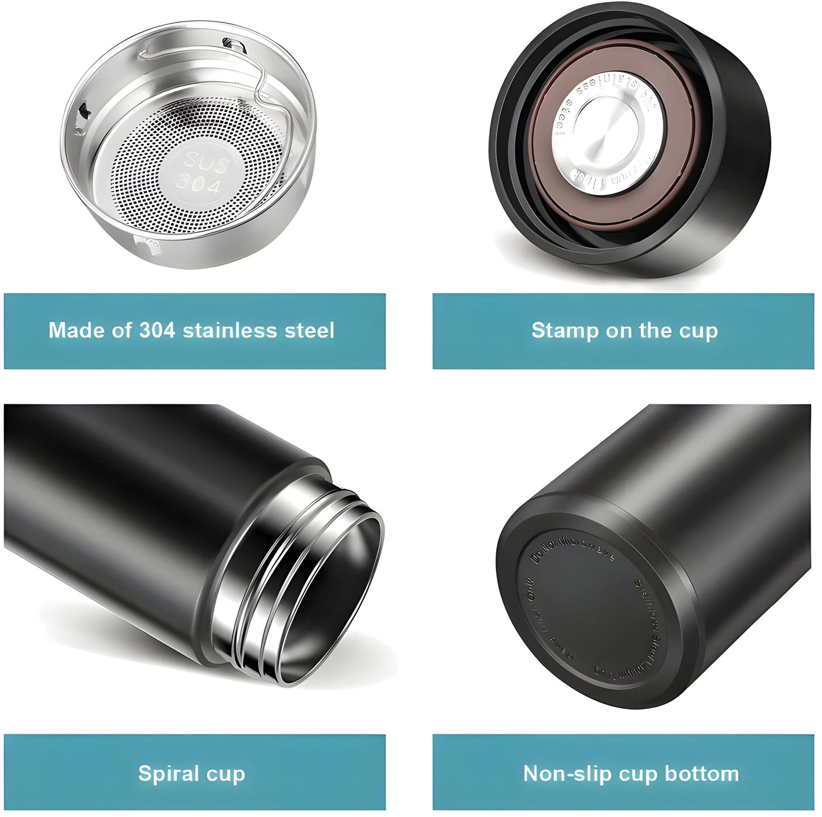 0726 Smart Vacuum Insulated Water Bottle with LED Temperature Display (1 Pc / Multicolor) - Image 4